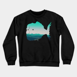 Fish on Hills Crewneck Sweatshirt